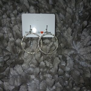 Elegant Silver Hoop Earrings